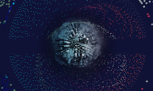 Vizual abstract pentru podcast despre circularitatea biocombustibililor